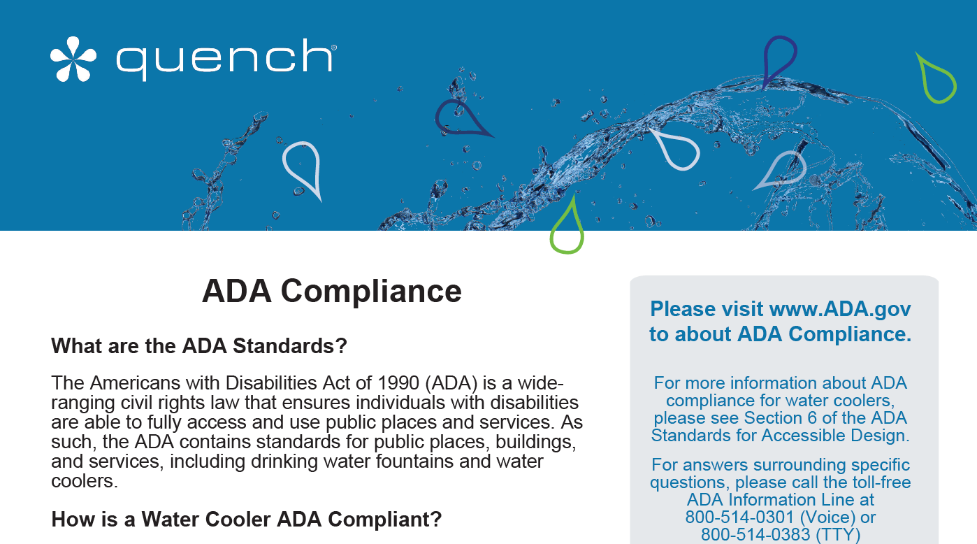Quench ADA Compliant Water Coolers