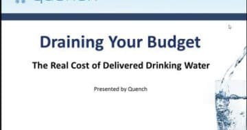 The Real Cost of Delivered Drinking Water