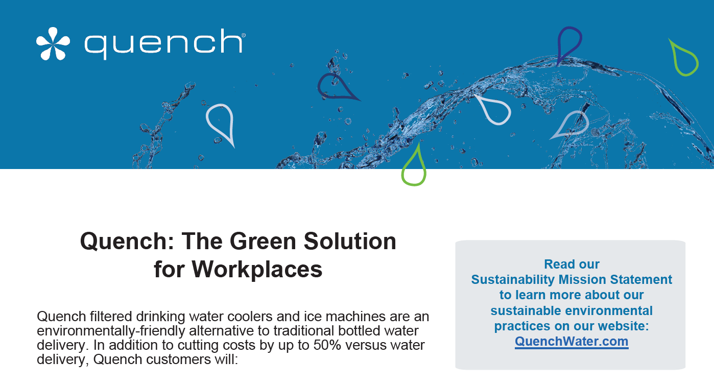 Quench Environmental Sustainability Flyer