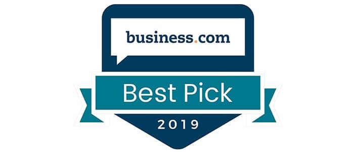 business.com Best Pick 2019 logo