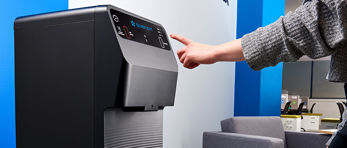 Touchless water dispenser in office