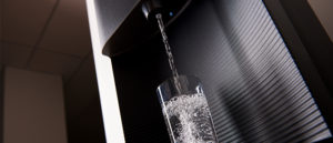 bottleless water cooler with glass