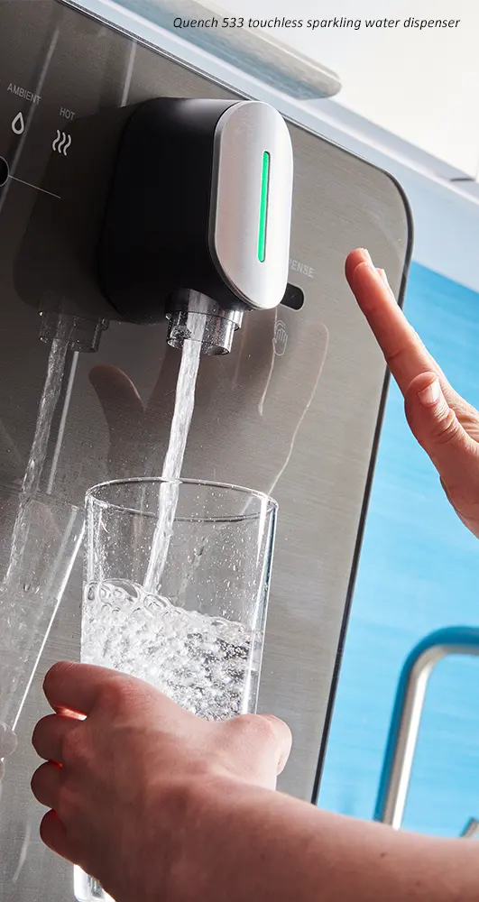 touchless sparkling water dispenser