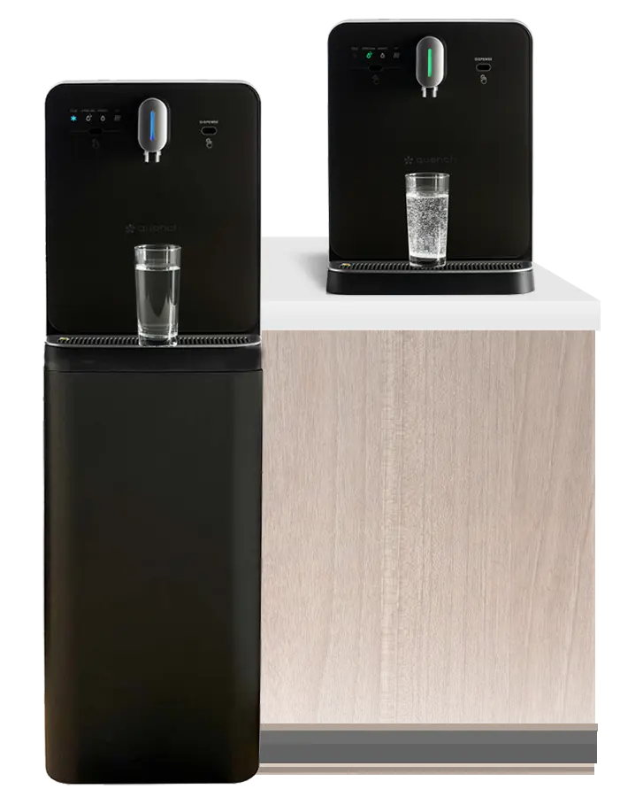 Quench 533 freestanding and countertop sparkling water dispensers