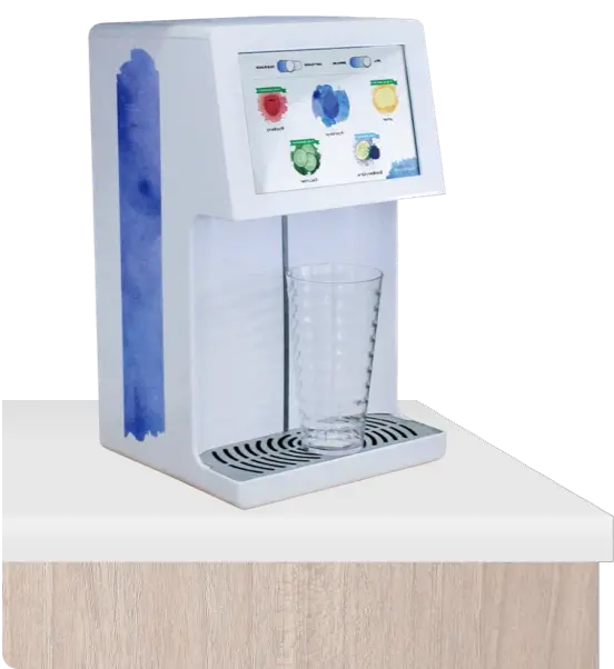 Bevi countertop flavored and sparkling water dispenser
