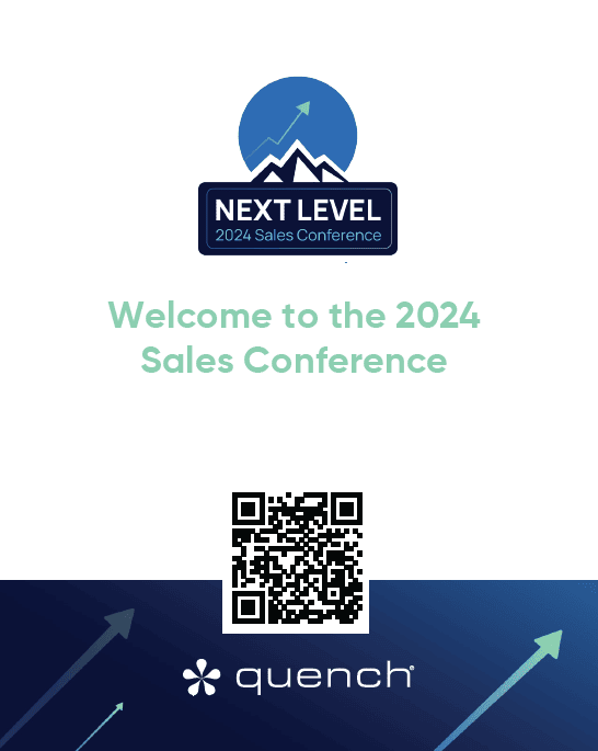 welcome to sales conference QR code